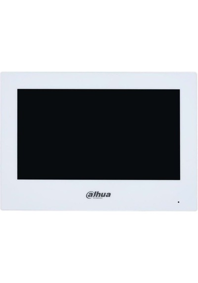 Dahua VTH2621GW-WP 7" TFT Dokunmatik Ekran Çok Yönlü Mikrofon Villa Tipi Intercom Wi-Fi İç Ünite Beyaz Kasa