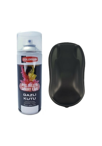 Colorium Plasti Bul Dip Boya Sökülebilir Kauçuk Siyah Sprey  Siyah
