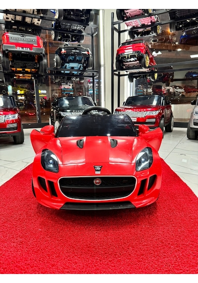 Jaguar Akülü Araba 12 Volt 0-6 Yaş Kırmızı