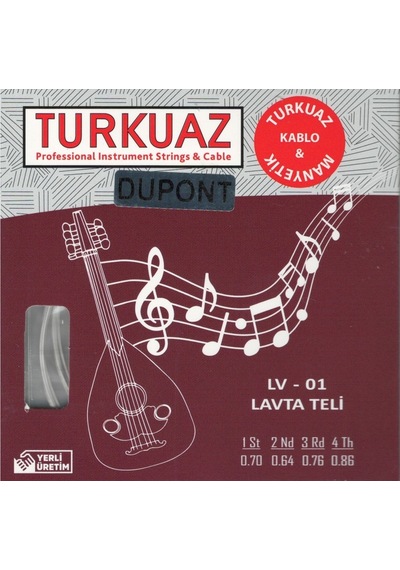 Turkuaz Lv-01 Takım Tel Lavta Teli Turkuaz Lv-01 Takım Tel Lavta Teli