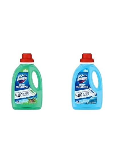 Domestos Seti Yoğun Kıvam Çam 1500 Ml X1 + Yoğun Kıvam Okyanus 1500 Ml X1 1000'li Set