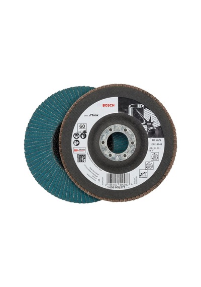 Tr Zımpara Diski X581 Best For Inox 125 Mm Kum 60, 1 Adet
