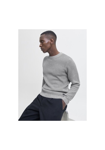 Jack & Jones Jjedover Knıt Crew Neck Sn Gri