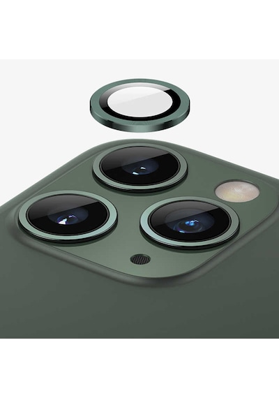 Apple Uyumlu iPhone 12 Pro Zore Cl-01 Kamera Lens Koruyucu Siyah