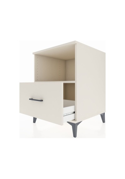 Kronos Komodin Tek Raflı Tek Çekmeceli 60x59x80 Aytaşı-aytaşı Aytaşı
