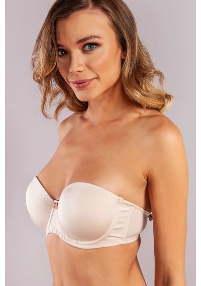 Melonika Golshan Gabrıella Balconette Foam Cup Bra, Konforlu Ve Şık Sütyen, Strapless Çok Renkli