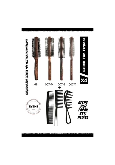 Elsa Professional 4 Lü Erkek Tarama Serisi Seti+3x Wax Tarağı