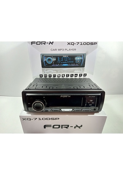 For-x Teyp + For-x Çakmak For-x Xq-710dsp 4x60w 4 Amfi Çıkışlı