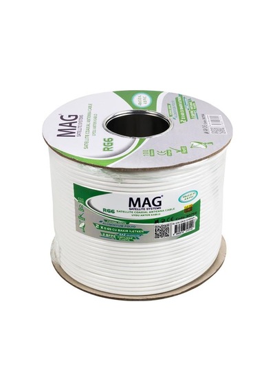 Mag Rg59 Fa Mini Dual Bitişik Kablo 100 Metre