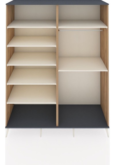 Kronos Gardrop 7 Raflı 2 Askılı 176x59x221 Çam-antrasit/aytaşı Antrasit/aytaşı Kronos Gardrop 7 Raflı 2 Askılı 176x59x221 Çam-antrasit/aytaşı Antrasit/aytaşı