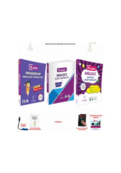 Karekök 5. Sınıf İngilizce Konu Anlatımı Soru 3 Kitap Seti