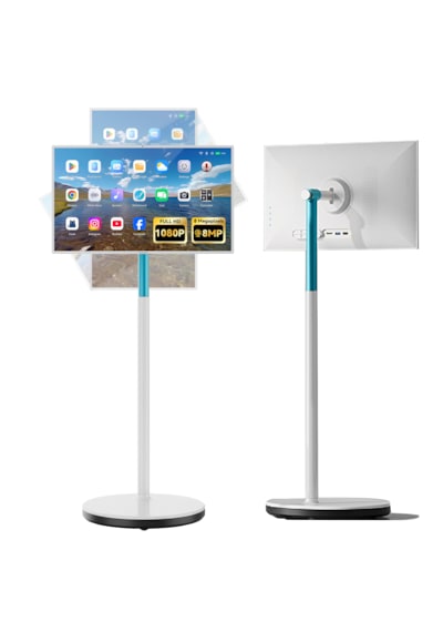 Leaderhub L27M 27" FHD 8 GB+128 GB Dahili Kameralı Taşınabilir Dokunmatik Android Kablosuz Monitör"