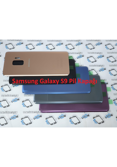 Samsung Uyumlu Galaxy S9 Arka Pil Batarya Kapağı (Cam) (263123231)