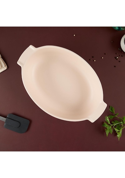 Tr Yıldız Elissa Oval Fırın Kabı Mat Beyaz 31 Cm Diğer
