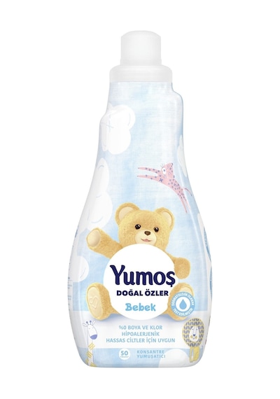 Yumoş Doğal Özler Hipoalerjenik Konsantre Çamaşır Yumuşatıcı 50 Yıkama 1200 ML