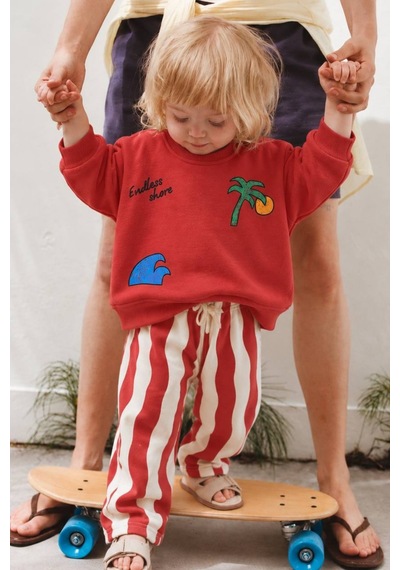 Mamy Kids Çocuk Baskılı Eşofman Takımı Kırmızı