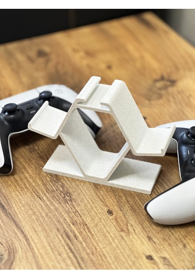 Gamepad - Oyun Kolu Standı Ps5 Ps4 Xbox Pc Uyumlu Üstten Arttırılabilir Mermer Beyazı Mermer Beyazı