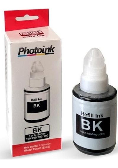 Photoink Canon G3410 Siyah Mürekkep 135 Ml Gı-490