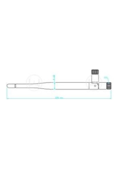 Antenna Home Ah2g.103 2.4ghz 5dbi H198 Plastik Anten