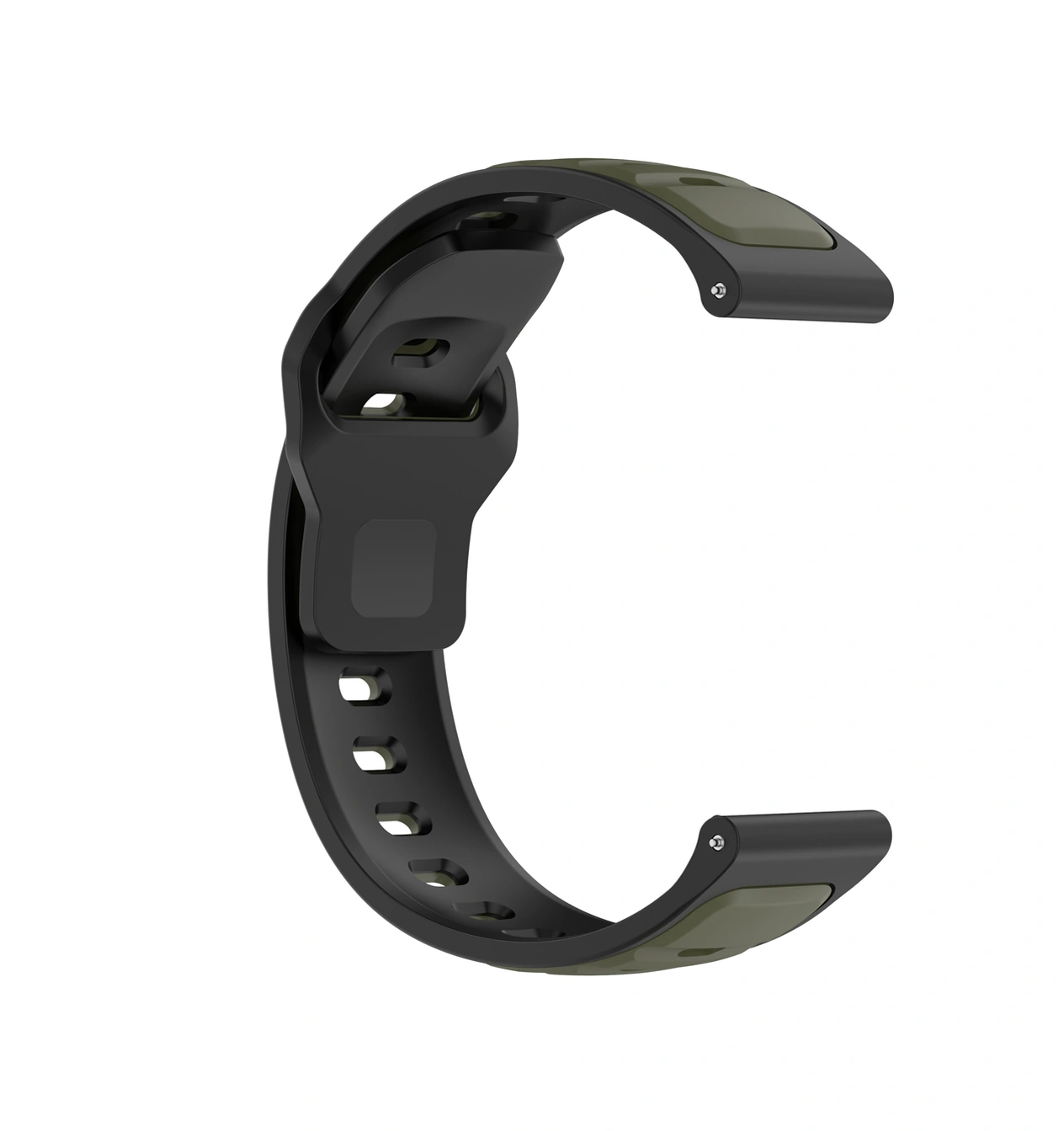 Huawei Watch Gt6 46mm İle Uyumlu Çift Renkli Spor Silikon Kordon Nefes Alabilir Konforlu