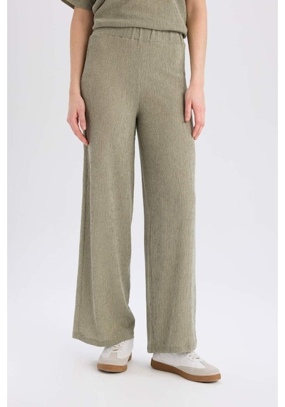 DeFacto Wide Leg Geniş Bol Paça Bürümcük Pantolon E3232AX25SPKH418