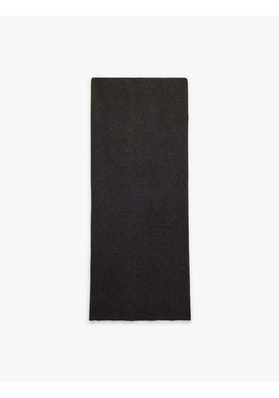 Koton Standart Bel Uzun Triko Kalem Etek Antrasit 6wak70018ht