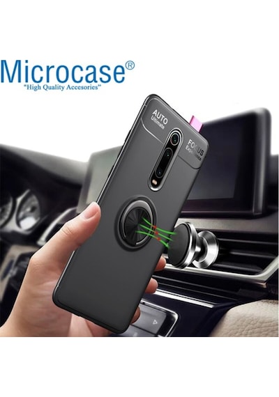 Microcase Redmi K20 - K20 Pro Focus Serisi Yüzük Standli Kilif 408708709