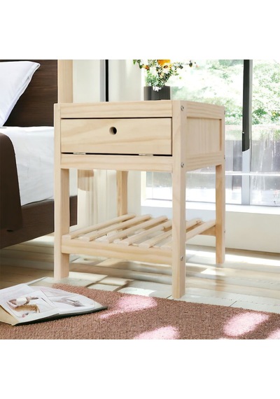 Doğal Ahşap Çekmeceli Komodin 1. Sınıf Masif Çam Ağacı 35x35x50 Doğal Ahşap Çekmeceli Komodin 1. Sınıf Masif Çam Ağacı 35x35x50