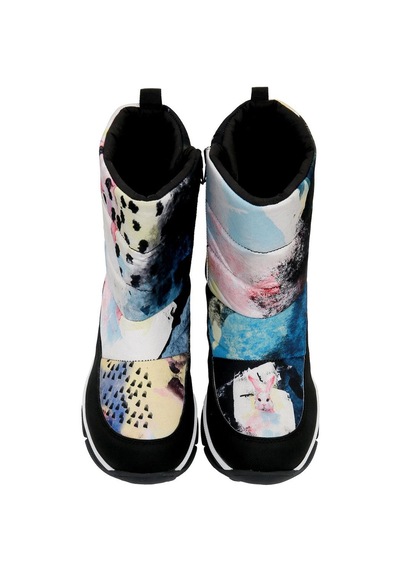Kadın Vegan Çok Renkli Kar Botu - Lapin Muse Tasarım Multicolor