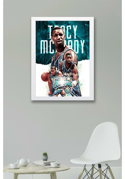 Tracy Mcgrady Çerçeveli Tablo - Basketbol Nba Posteri Tablo