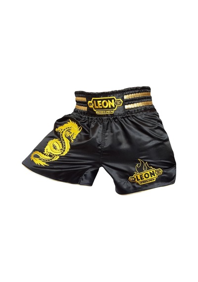 Kogam Leon Dragon Muay Thai Ve Kick Boks Şortu Siyah (455924679) Siyah