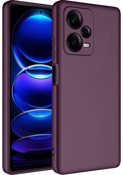 Redmi Note 12 Pro Plus 5g Kılıf Tchs Mara Lansman Kapak - Koyu Mor Koyu Mor