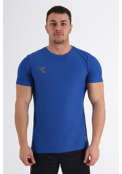 Diadora Alto Antrenman T-shirt Sax Saks Mavi