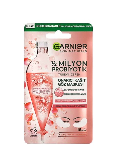 Garnier Probiyotik Onarıcı Kağıt Göz Maskesi - 6 Adet Tarı