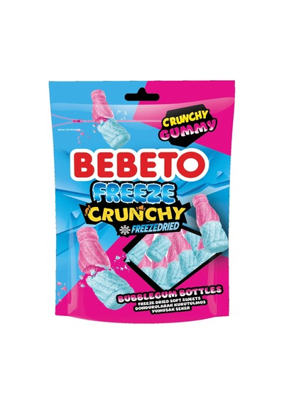 Freeze Crunchy Bubblegum Bootles 35 Gr. Sakız Aromalı