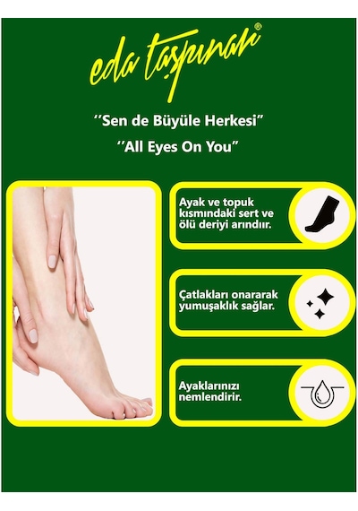 Eda Taşpınar Ölü Deri Arındırıcı Ayak Peeling Maskesi 15 G