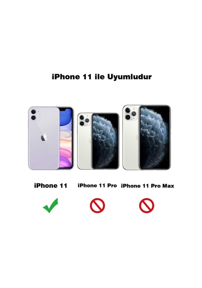 Apple Iphone 11 / Xr Uyumlu Kamera Açık 2 Adet Kırılmaz Temperli Şeffaf Ekran Koruyucu Telefon Camı