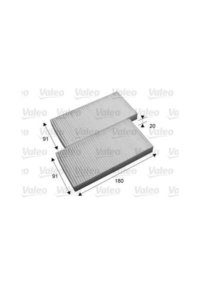 Valeo 715696 Polen Filtresi Dodge Nıtro 07 12 Jeep Grand Cherokee Iıı 07 12 Cherokee 07 12 2.8 Crdı 4.0 68033193aa- k68033193aa