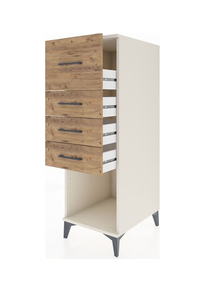 Kronos Dolap 4 Çekmeceli 44x59x134 Aytaşı-çam Aytaşı