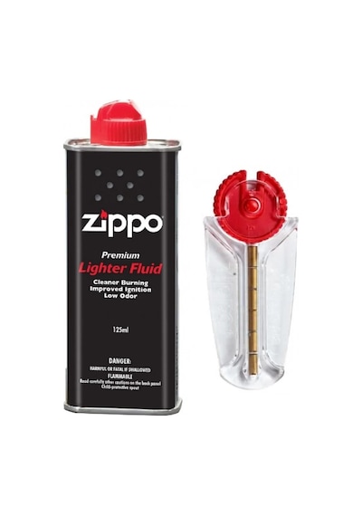 Zippo Benzin Ve Çakmak Taşı Süper Set