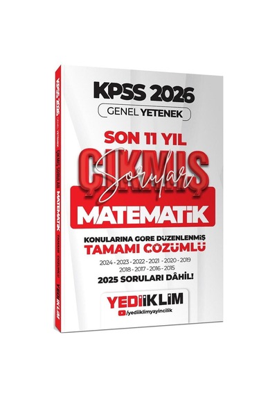 Kpss Genel Yetenek Matematik Son 11 Yıl Çıkmış Sorular