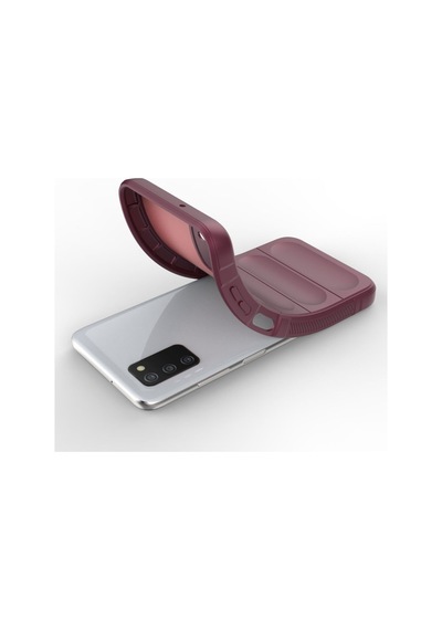 Galaxy A03s Kılıf Optimum Silikon - Bordo