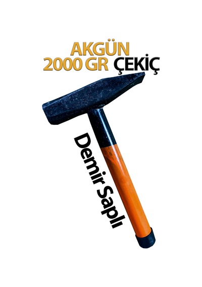 Çekiç Demir Saplı 2000 Gr Akgün