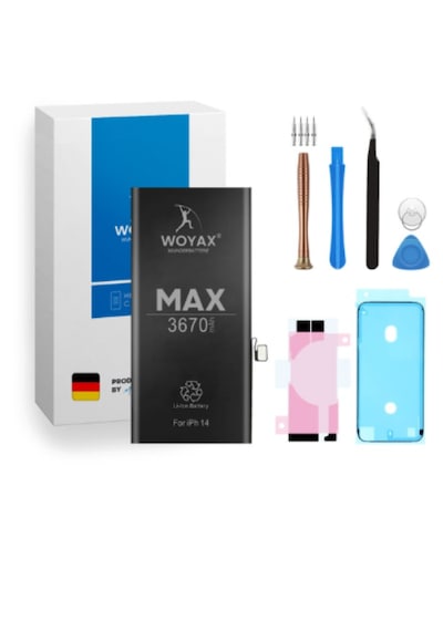 Woyax Apple Uyumlu iPhone 14  Premium Batarya 3670 Mah Yüksek Kapasite