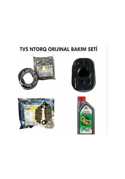 Tvs Ntorq 125 Bakım Paketi Castol 20 40  Set Bakım6