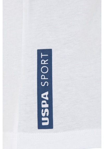 U.S. Polo Assn. Erkek Comfort Bisiklet Yaka Tişört Beyaz