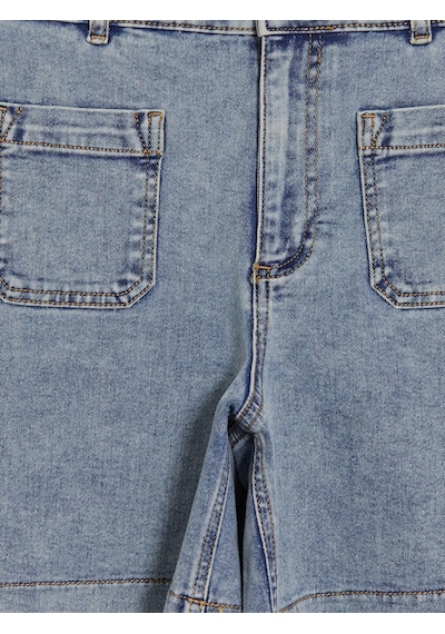 Lcwaıkıkı Classic Bej Regular Fit Kadın Jean Şort