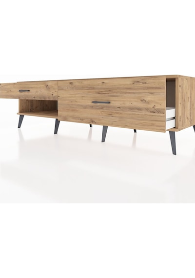 Kronos Tv Ünitesi 2 Çekmeceli 176x59x51 Çam-çam/çam Atlas Çam/atlas Çam