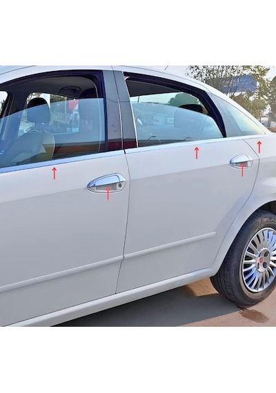 Fiat Linea Krom Set 16 Parça 2007 Ve Üzeri Paslanmaz Çelik