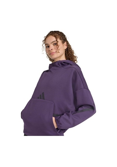 Adidas W Z.n.e. Oh Hd Kadın Günlük Sweatshirt Jw7746 Mor Mor